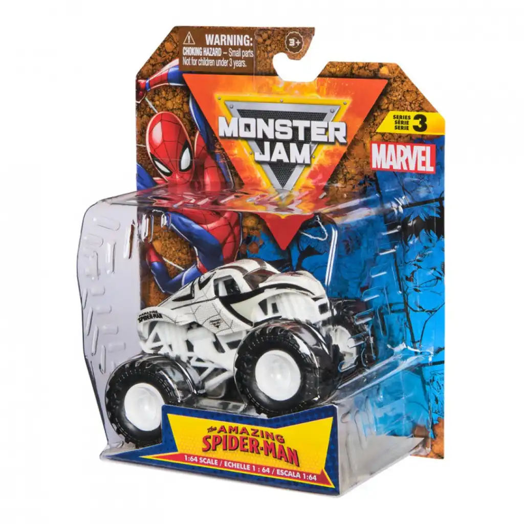 Erleben Sie epische Action mit dem Superhelden-Monstertruck.