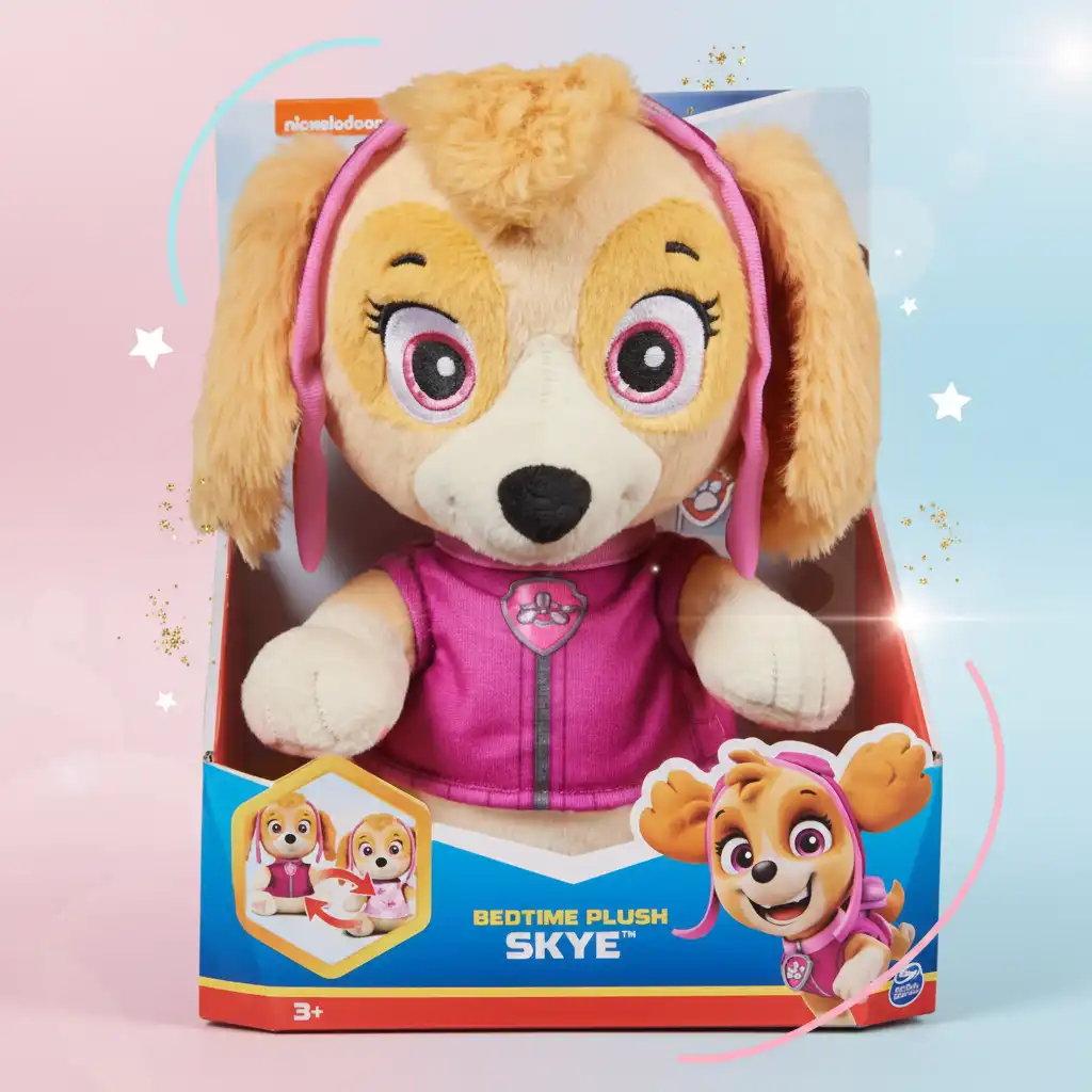 Erleben Sie weiche Abende voller Umarmungen mit dem Plüsch-Skye