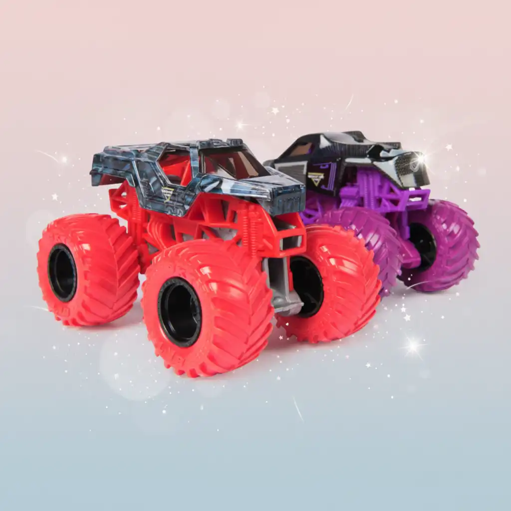 Fördere die kindliche Kreativität durch ein Actionspiel mit Autos.