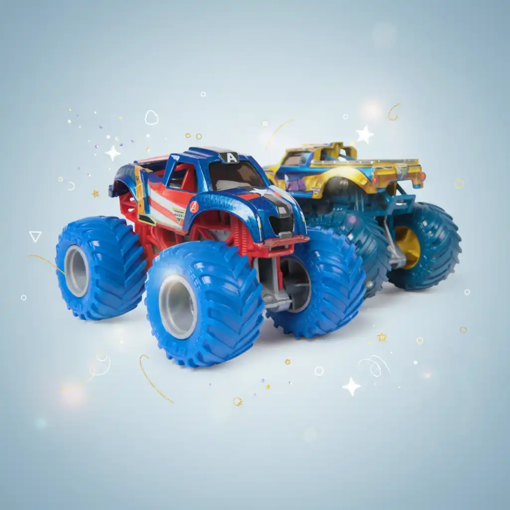 Robuste Trucks, bereit für die anspruchsvollsten Stunts