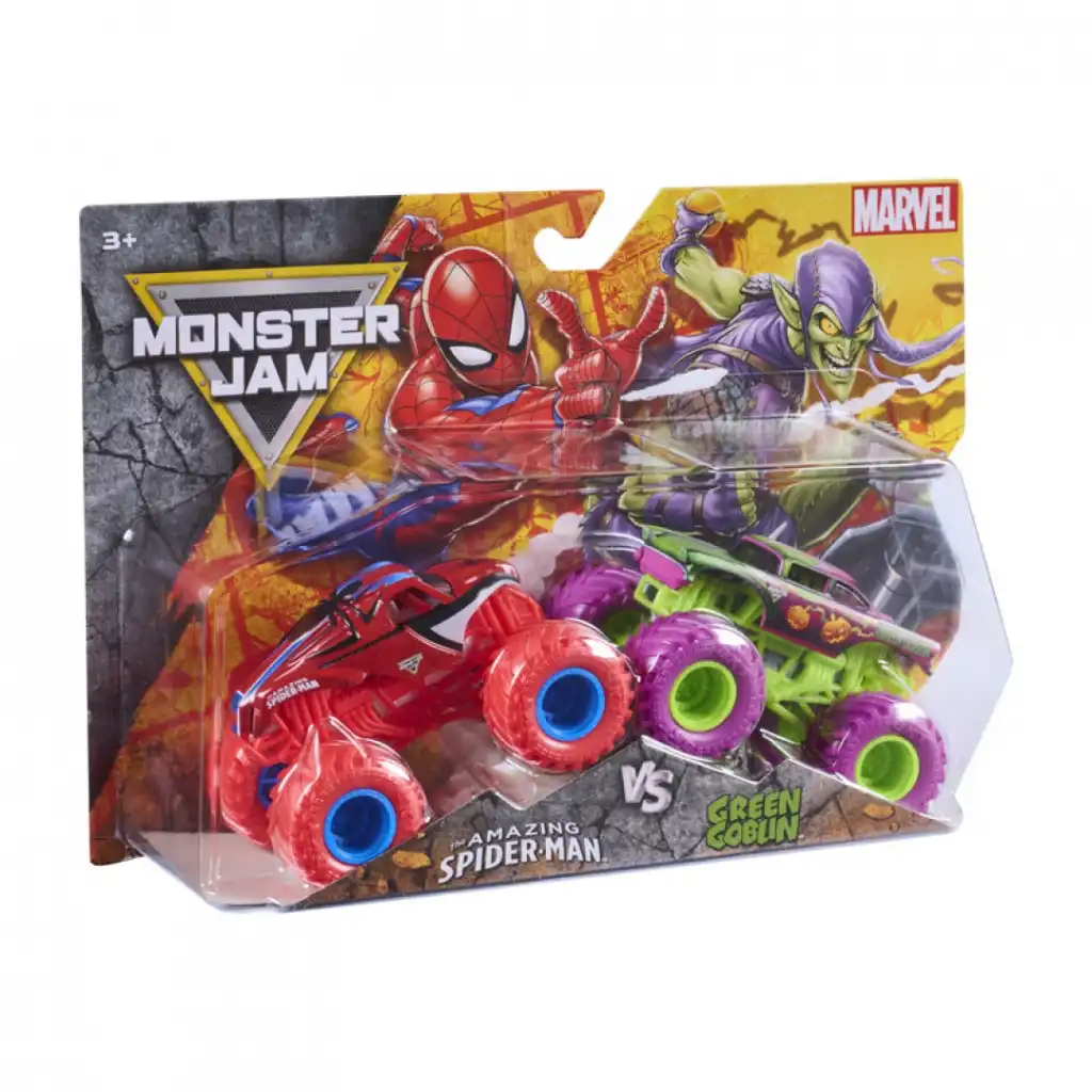 Erleben Sie endlose Action mit Spiderman und Green Goblin.