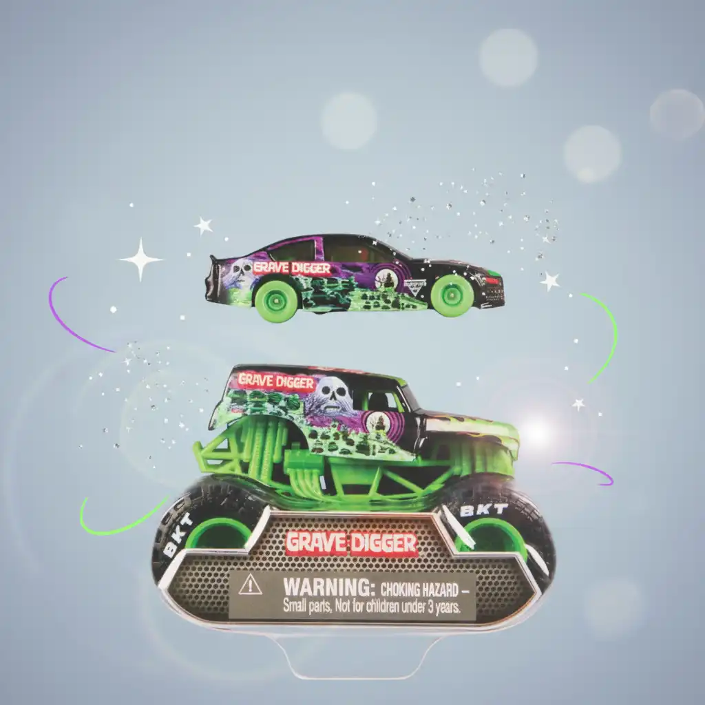 Beherrschen Sie jede Strecke mit dem unschlagbaren Monster Jam Team.
