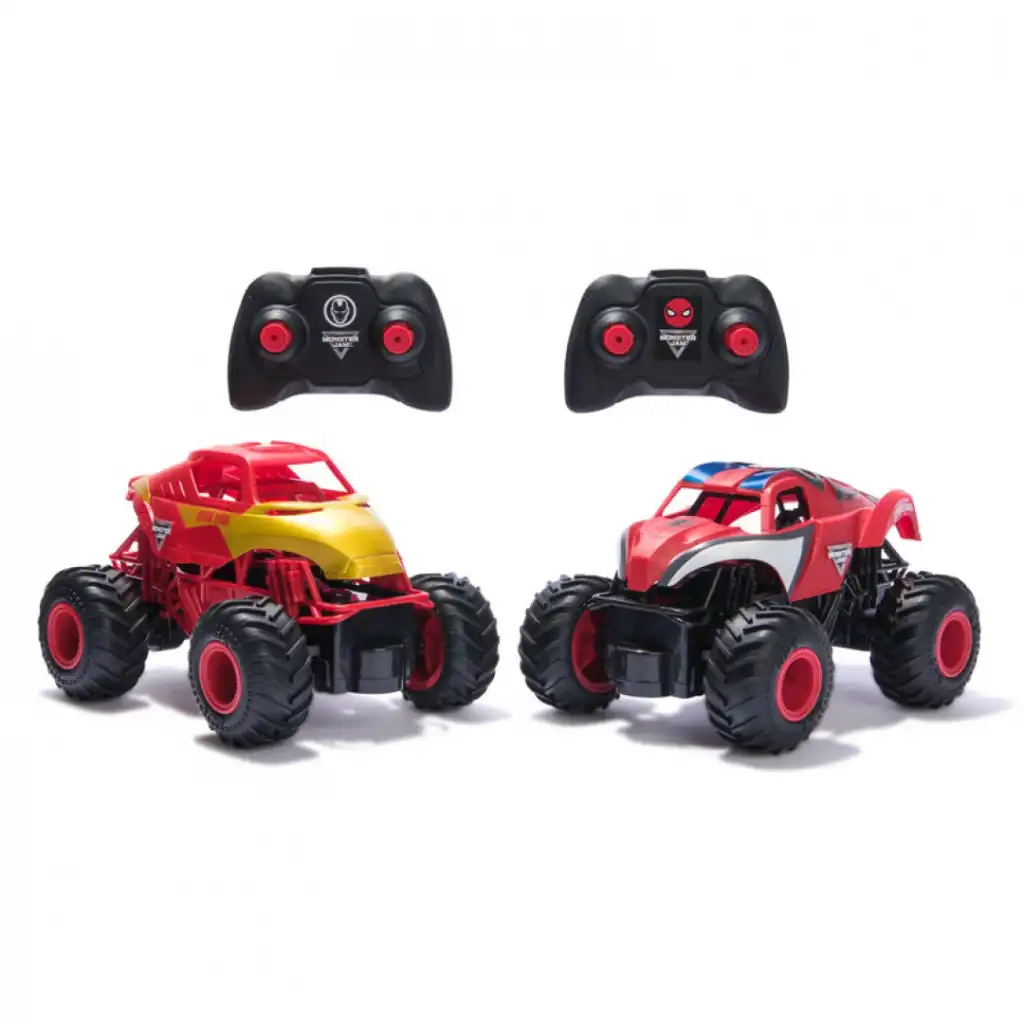 Beherrsche die Kraft von Iron Man und Spider-Man in Aktion.