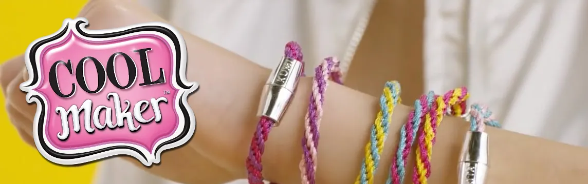 Kreiere stylische Armbänder einfach und blitzschnell mit Cool Maker.