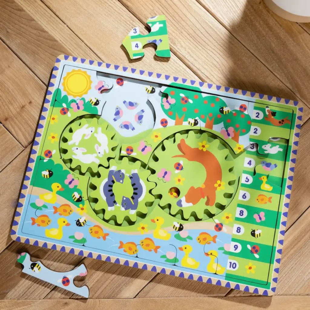 Präzise Verarbeitung der Aus Holz Teile für ein perfektes und sicheres Spielerlebnis.