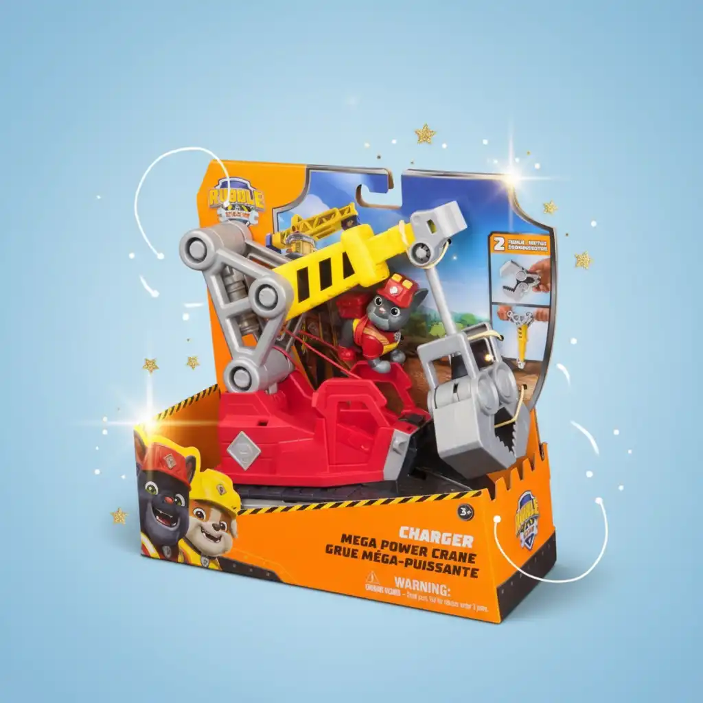 Erlebe spannendes Bauherren-Spiel mit den Helden von Rubble & Crew.