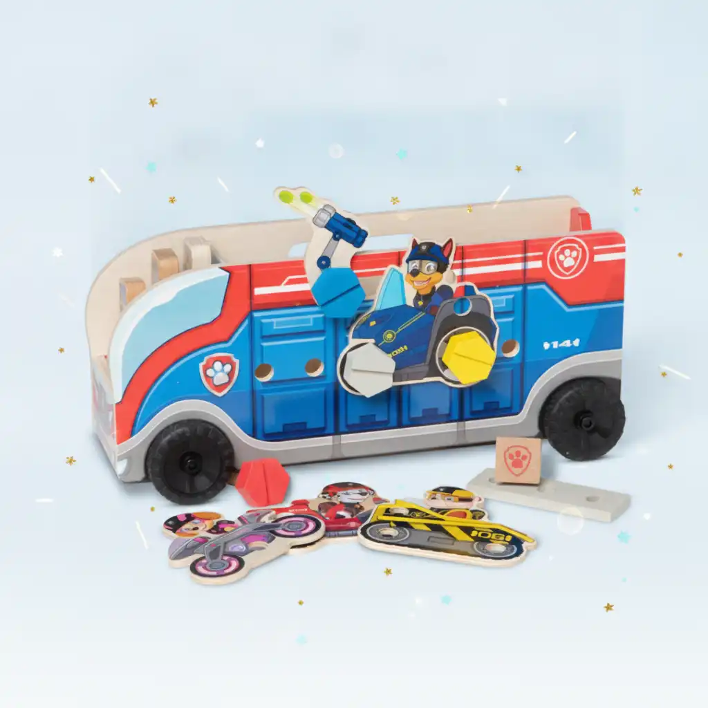 Erlebe endlose Abenteuer beim Bauen mit Paw Patrol.