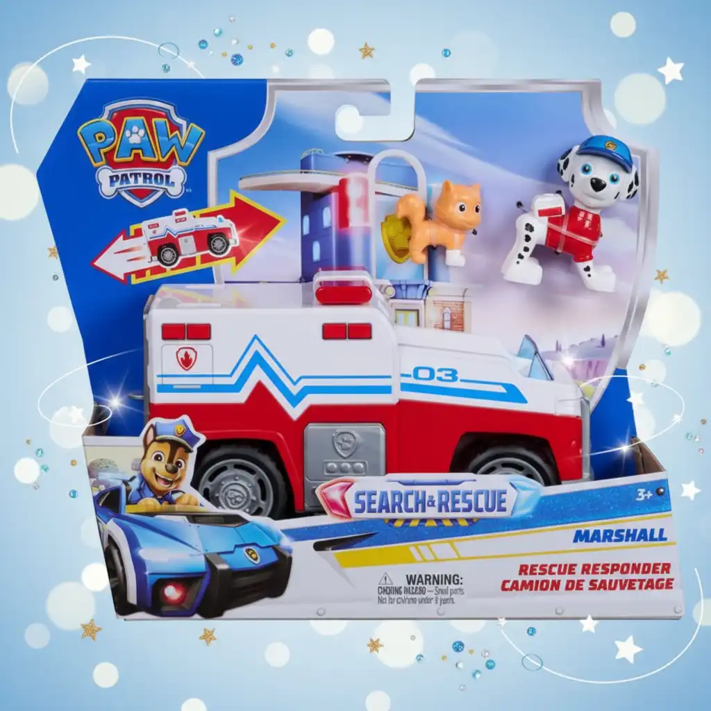 Schnelle Action dank des Aufziehmechanismus des Fahrzeugs.