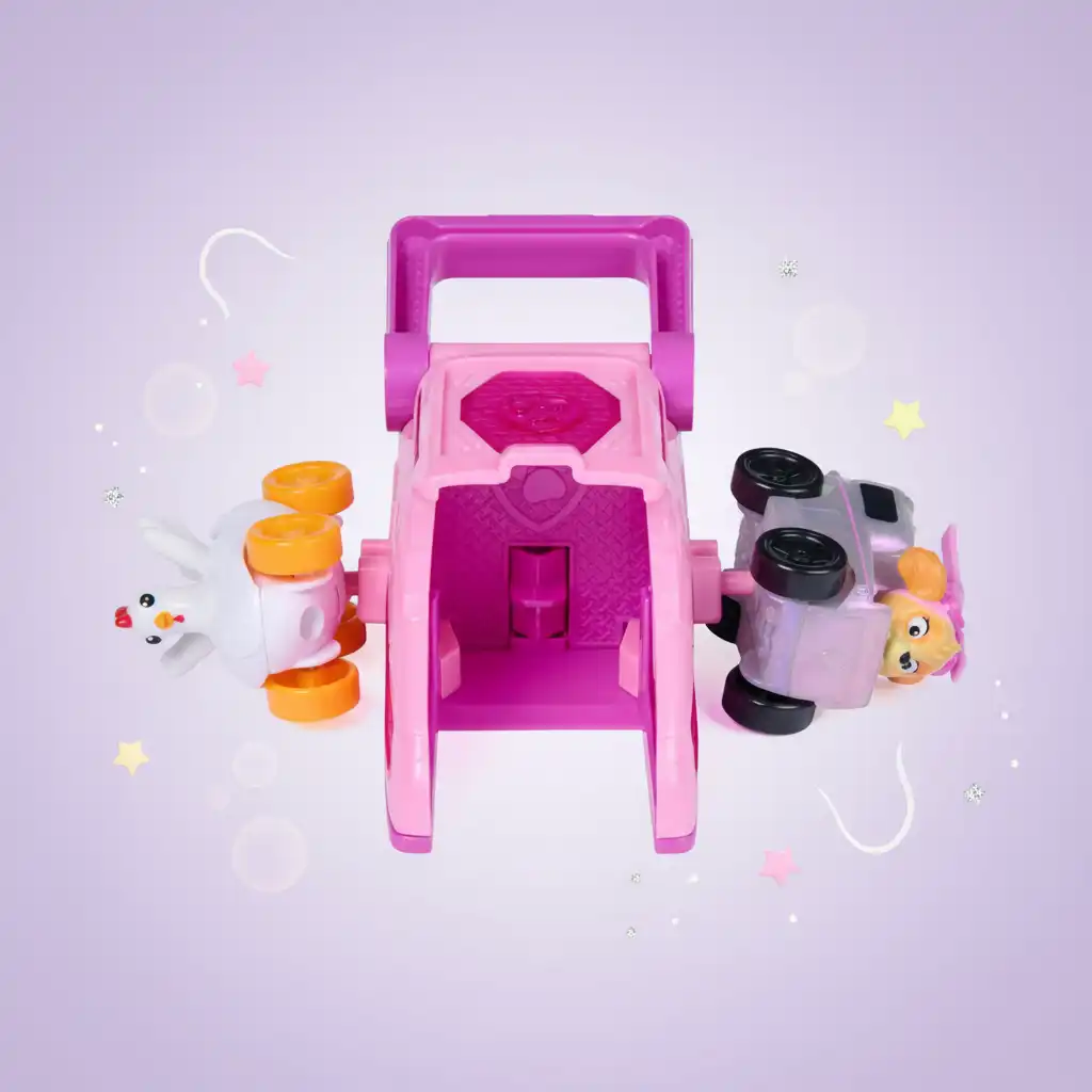 Verbesserung der feinen Motor durch aktionsreiches Spiel mit dem Abschussgerät.