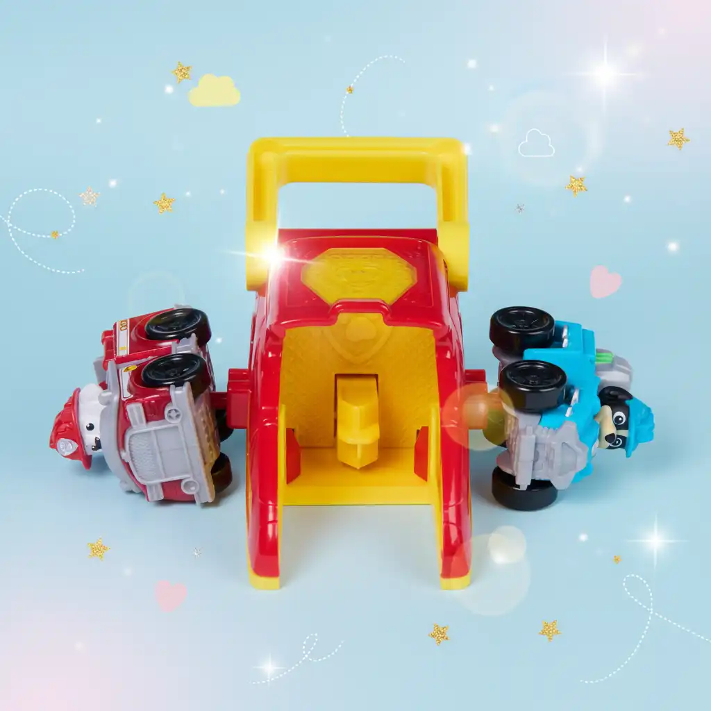 Detailreich gestaltete Rennwagen, bereit für einen blitzschnellen Start.