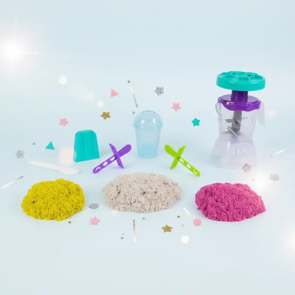 Entspannendes sinnliches Erlebnis mit Sand, der niemals austrocknet.