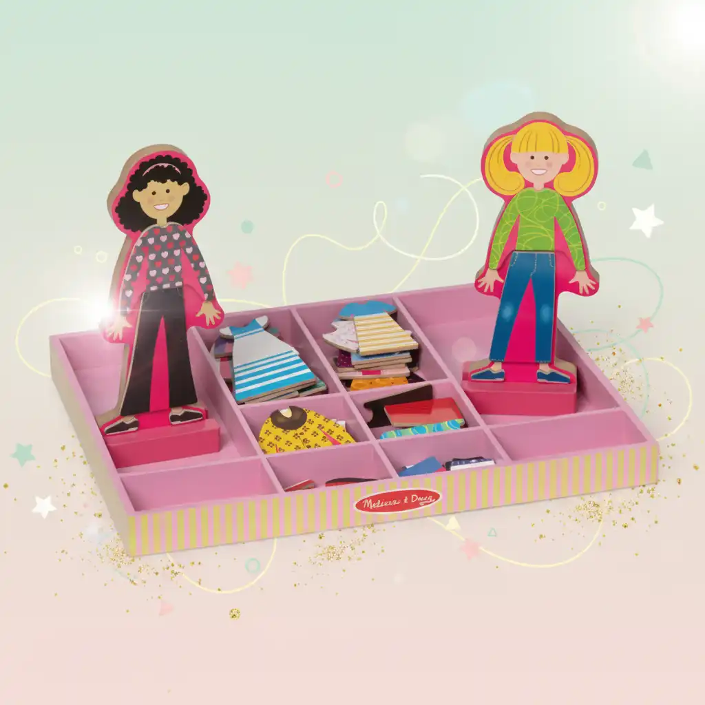 Treten Sie ein in die Welt der Mode und Fantasie mit Abby und Emma.