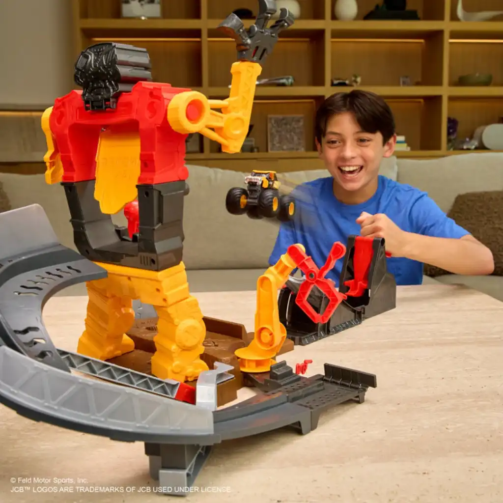 Robuste Trucks, die für jeden Crash und schnelle Reparatur bereit sind.
