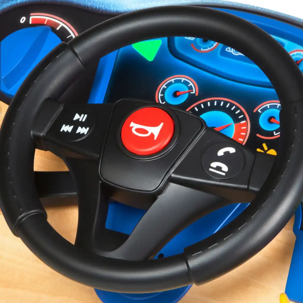 Entdecken Sie neue Spielmöglichkeiten mit interaktiven Armaturenbrettelementen.