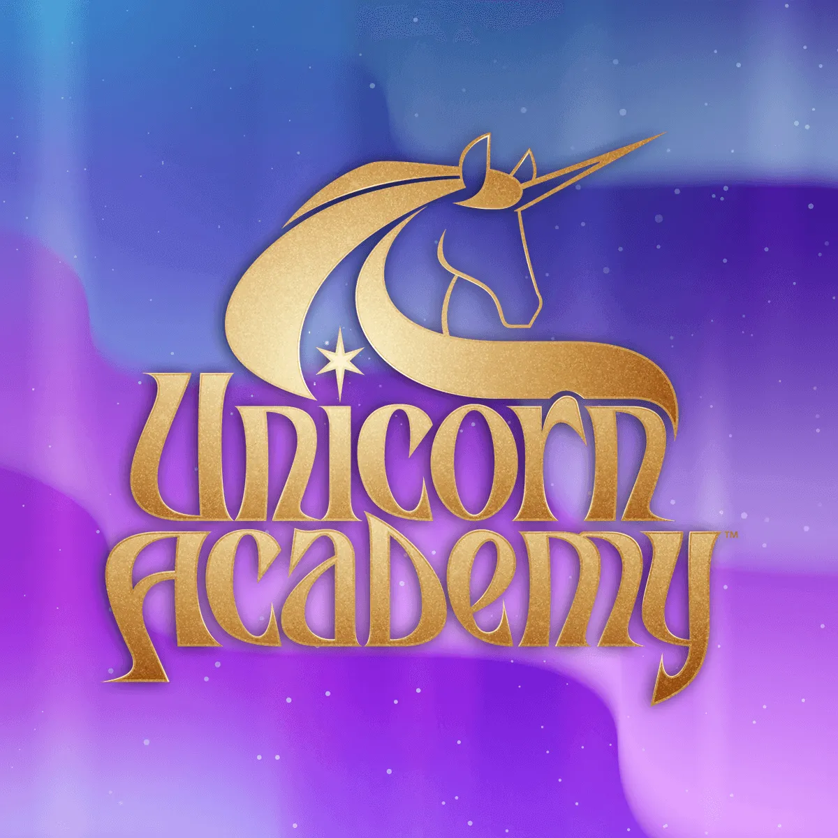 Offizielles Logo von Unicorn Academy Isabel und leuchtendem River 11 cm