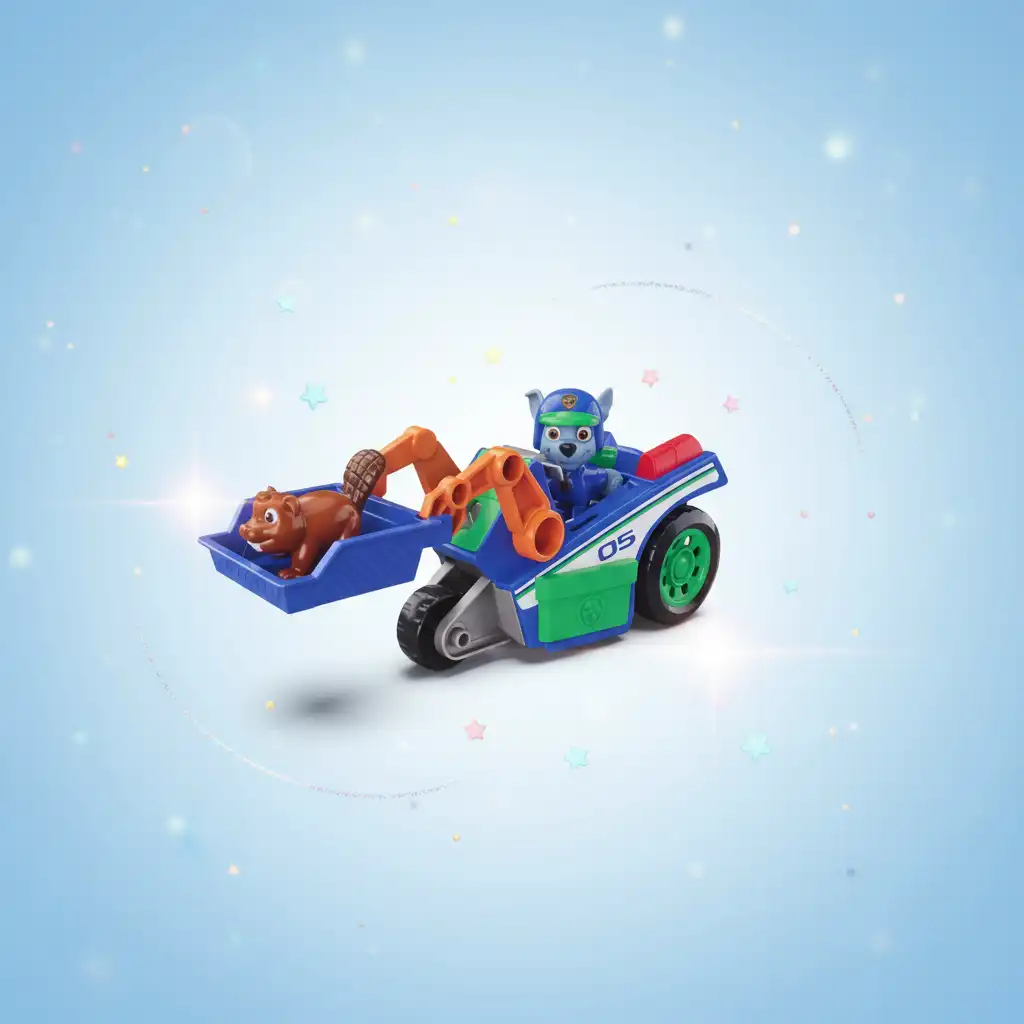 Hochwertige Verarbeitung und detailgetreue Nachbildungen des Rocky Rettungsfahrzeugs.