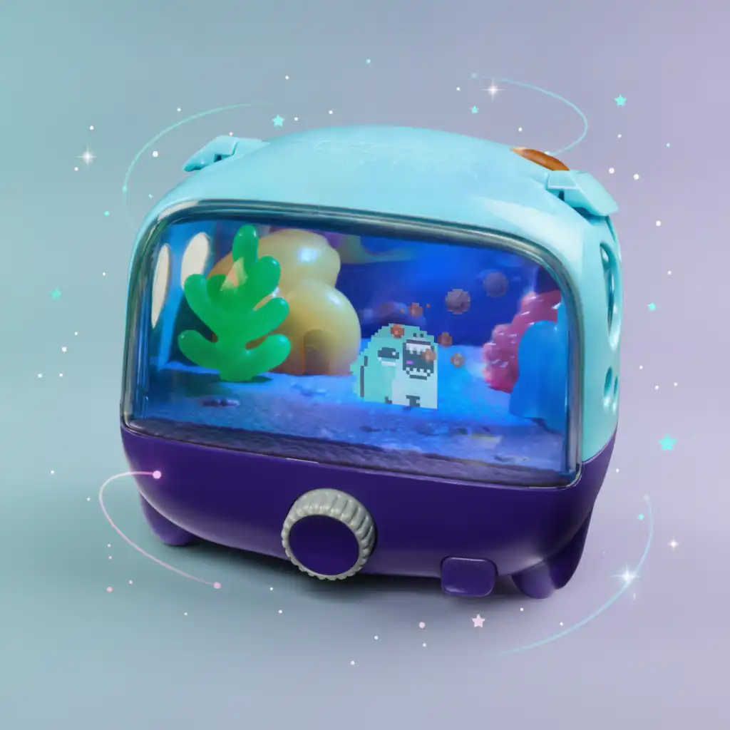 Nehmen Sie Ihr digitales Aquarium zu jedem Abenteuer mit.