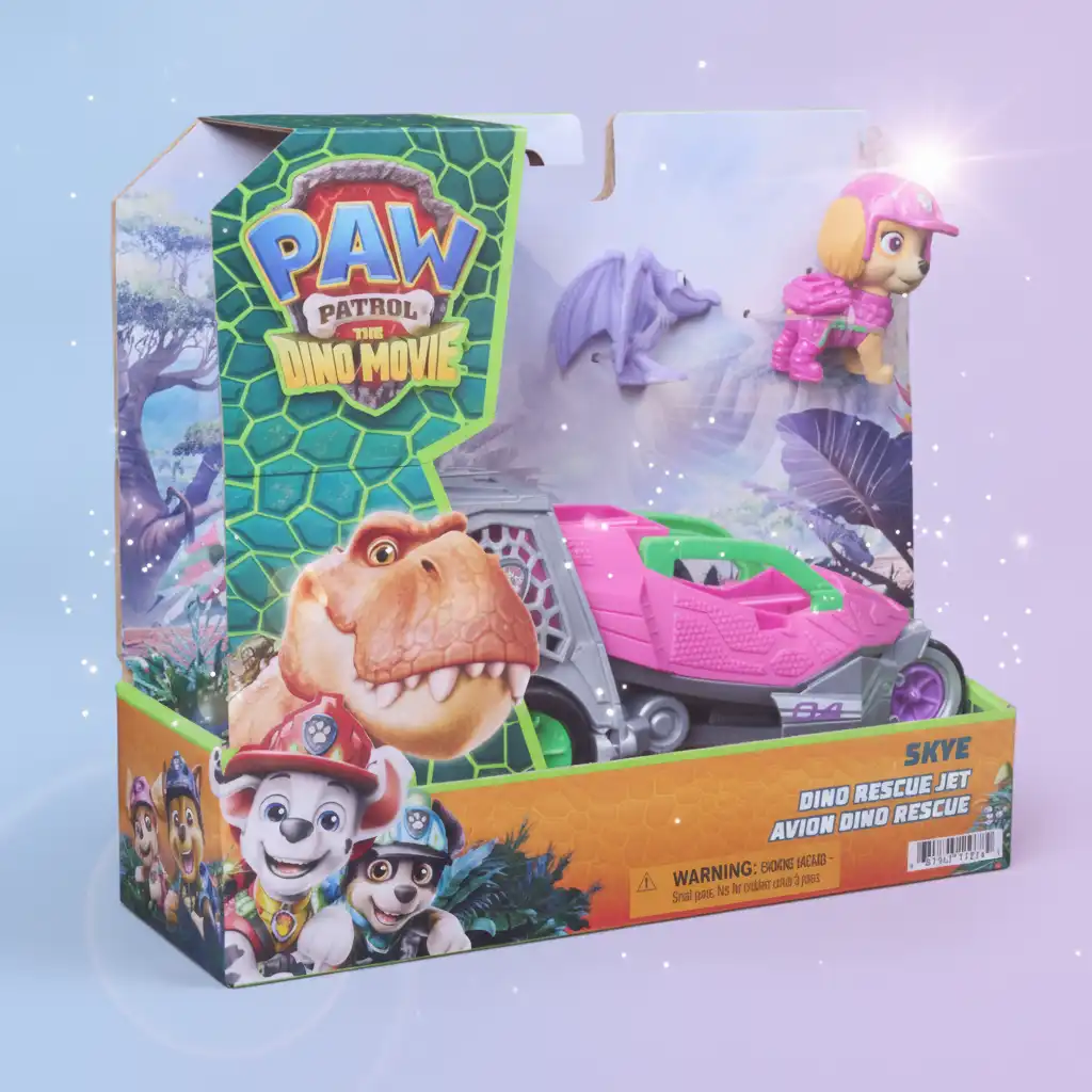 Rettet die Dinosaurier mit der unerschrockenen Skye in den Wolken!