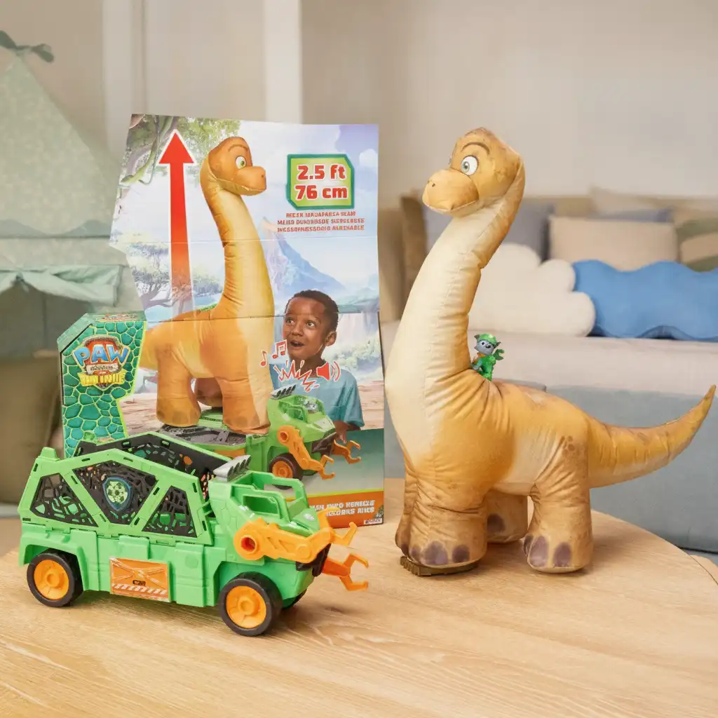 Entdecken Sie endlose Spielmöglichkeiten mit dem Interaktiv aufblasbaren Dinosaurier.