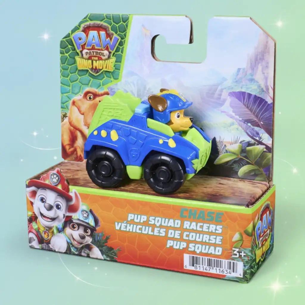 Begib dich mit dem Helden Chase auf eine Dinosche Mission.