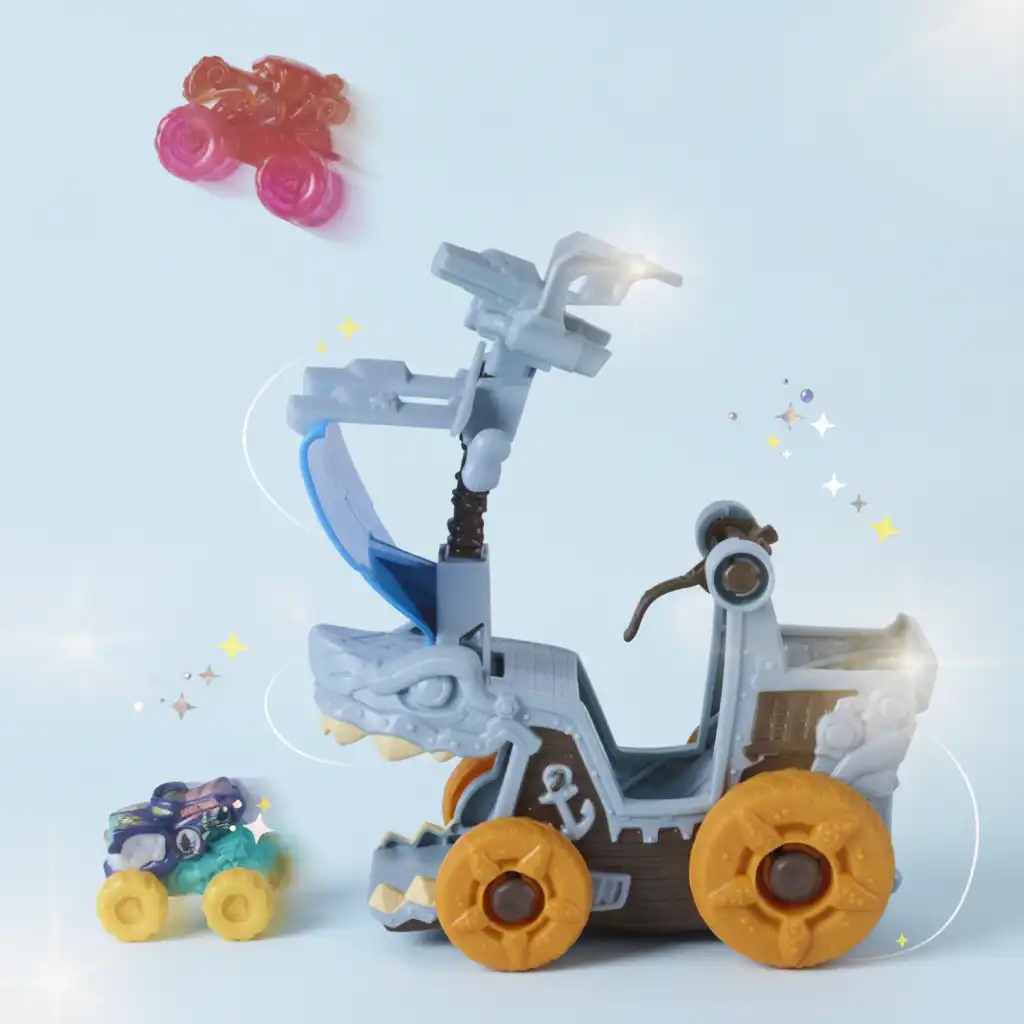 Präziser mechanischer Abfeuerer für perfekte Stunts.