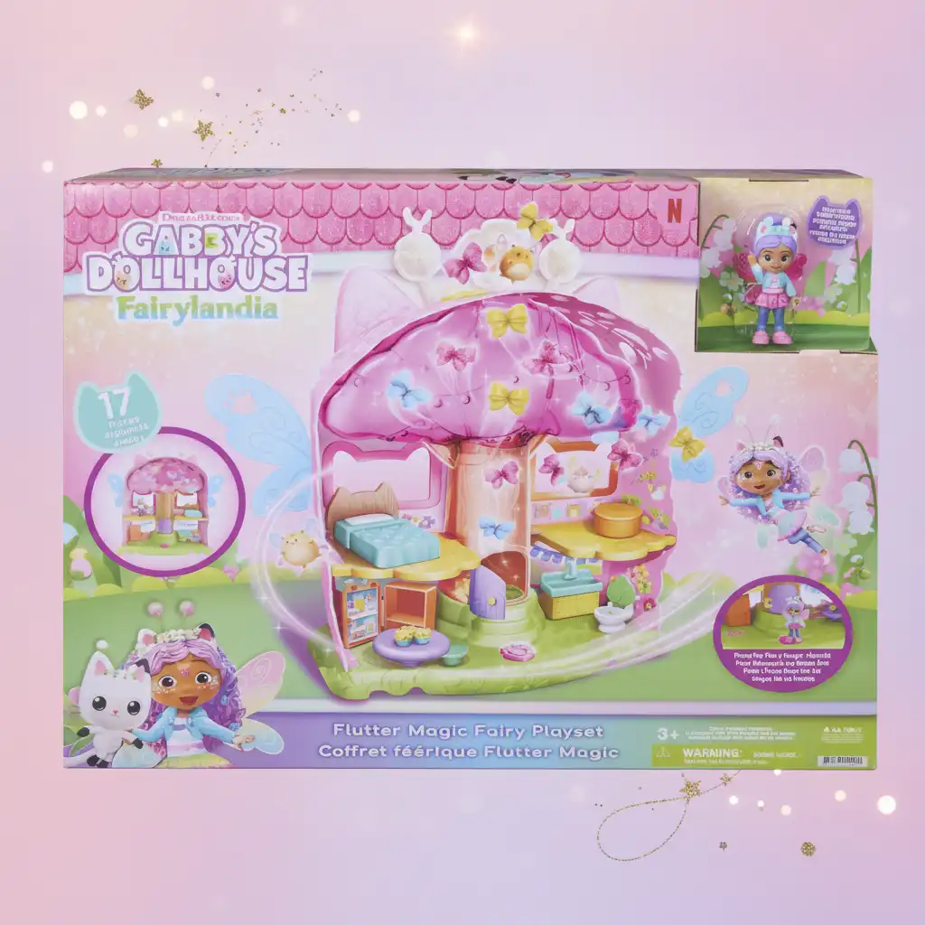 Drehen Sie Feen und entdecken Sie den Zauber von Fairylandia mit Gabby.