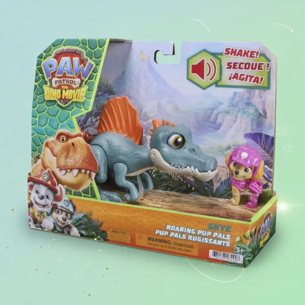 SpitzenMetalle Verarbeitung der Interaktiv Spinosaurus-Figur mit filmischen Details.