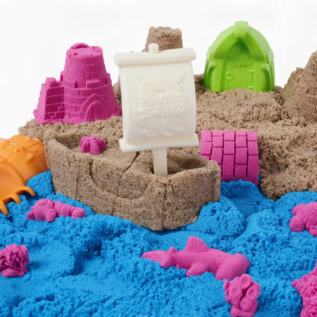 Einfache Reinigung und Sand, der immer zusammenhält.