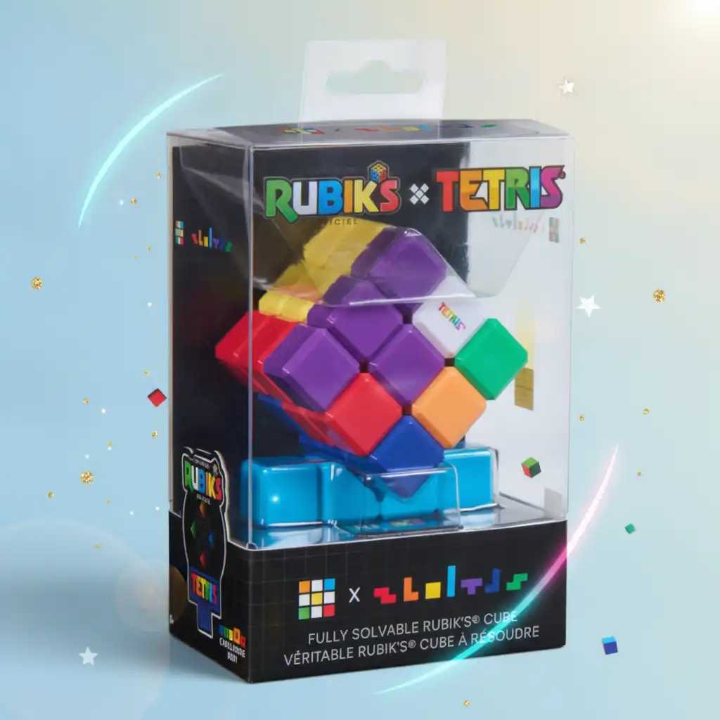 Erleben Sie endlosen Spaß beim Zusammensetzen der ikonischen Tetris-Formen in 3D.