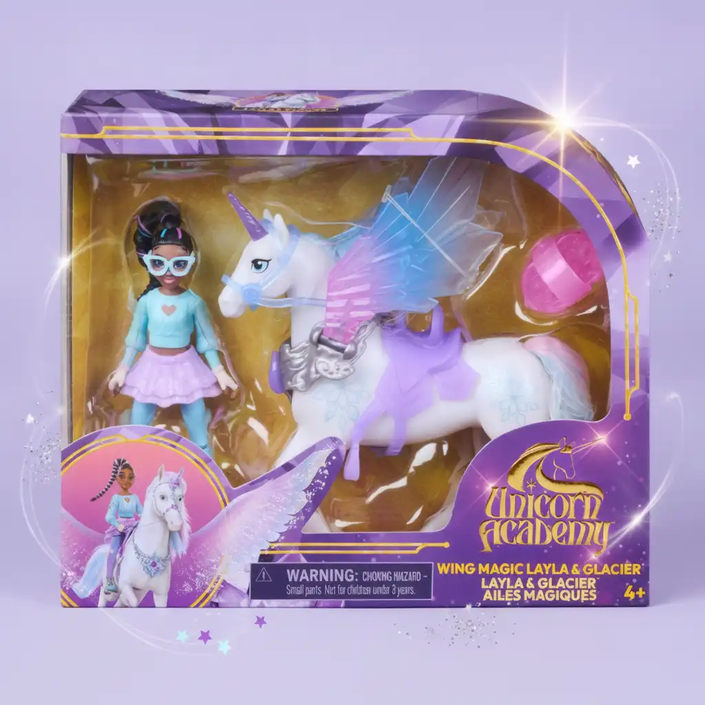 Entdecke die Kraft der Freundschaft zwischen Layla und ihrem Einhorn.