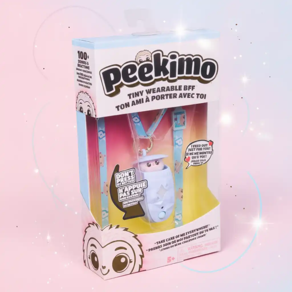 Beobachten Sie, wie Peekimo erstmals aus seinem Gehäuse hervorschaut.